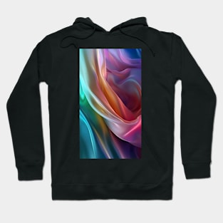 Colorful smooth silk abstract Hoodie